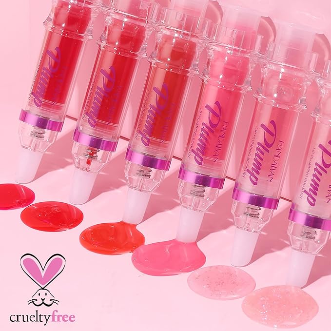 Erinde Lip Plumper Gloss, Natural Spicy Lip Plumping Booster Lip Plumping Oil, Ultra-Hydrating & Nourishing Plump Lip Plumper, Glossy Finish Fuller Lip Plumping Lip Gloss for Women Girls, 03#