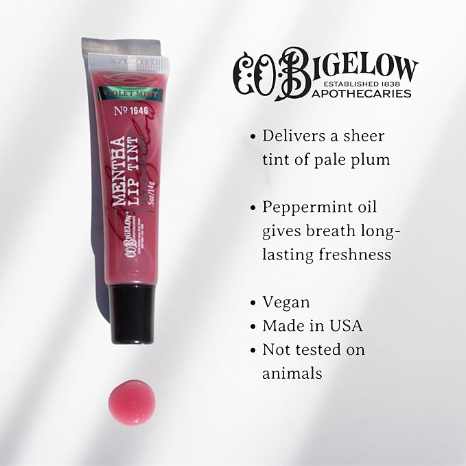 C.O. Bigelow Plum Mint Mentha Lip oz