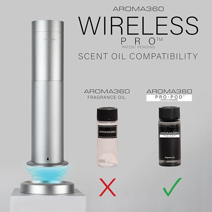 Aroma360 Pro Pod - Adore Fragrance Oil Blend - 50ML | Hotel Inspired Luxury Essential Oil Diffuser | Aromatherapy Scent Diffuser Oil | White Tea, Jasmine, Peony, Gardenia, Sandalwood, Amber and More