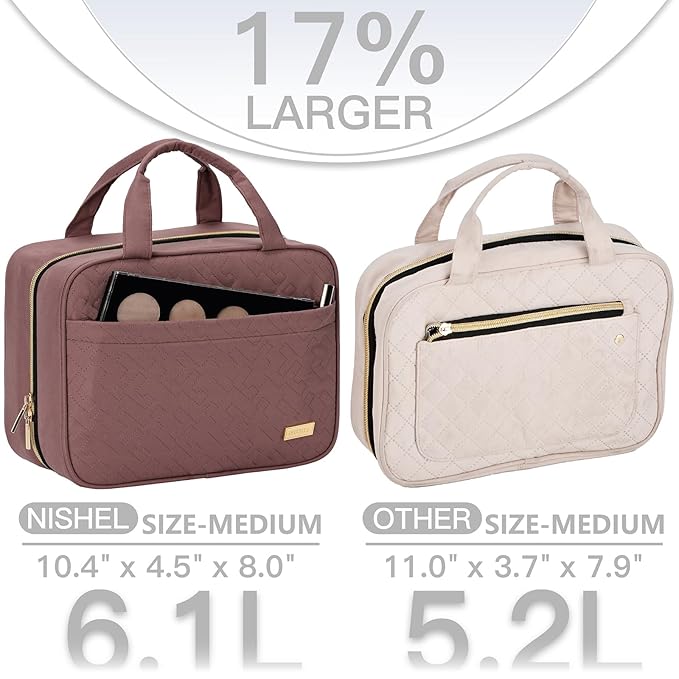 Nishel travel toiletry bag for