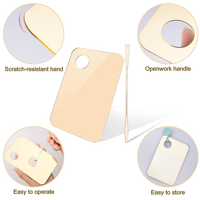 Acrylic Cosmetic Makeup Palette, Makeup Mixing Tray