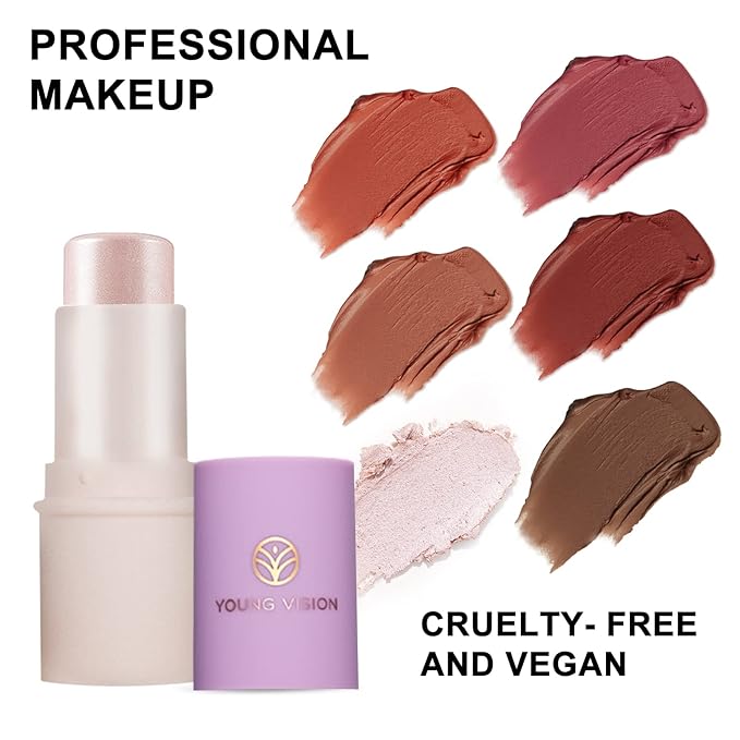 YOUNG VISION Highlighter Stick, Moisture and Lightweight Highlighters for Women…