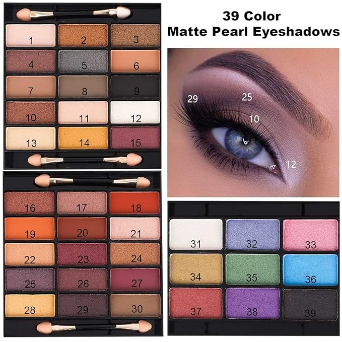 58 colors Professional All In One Makeup Full