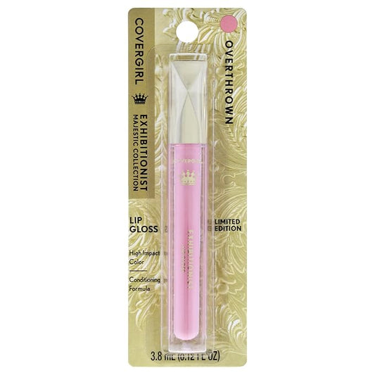 COVERGIRL Exhibitionist Majestic Collection Lip Gloss - 120 Overthrown for Women - 0.12 oz Lip Gloss