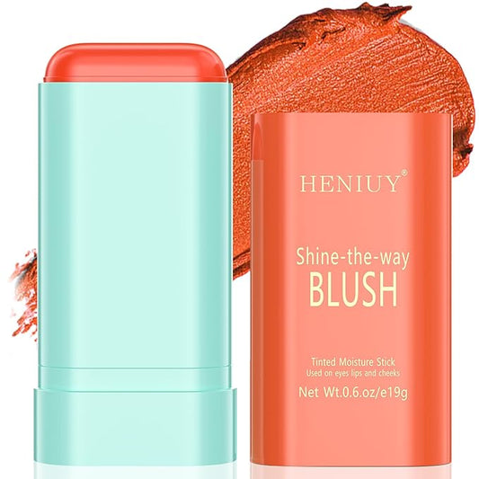 Orange Blush, Multi-Use Blush Stick, Cream Blush for Coral Orange