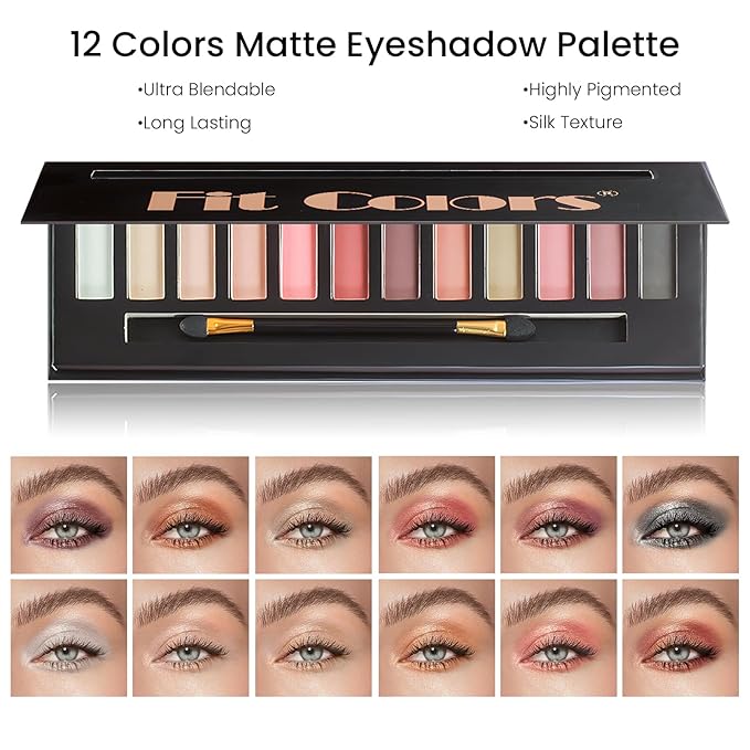 Makeup Kit for Girls Teens, Travel Makeup Kit, Facial Makeup Full Kit, Makeup Present Set for Beginners & Professionals, Cosmetic Bag Include Pigmented Blendable Eyeshadow Palette, concealer