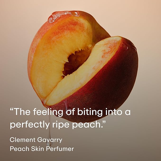 PHLUR Peach Skin Body Mist - Hair & Body Mist Fragrance - Peach, Plum, Bergamot, Milky Sandalwood & White Freesia Body Spray