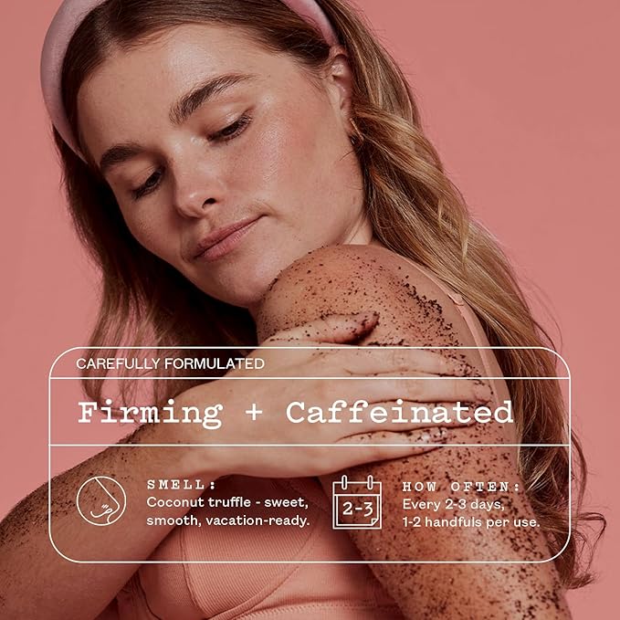 Frank Body Coconut Coffee Scrub | Natural, Vegan, Cruelty Free Exfoliating Body Scrub Firms, Tones, and Brightens with Coffee Grinds, Grapeseed Oil, Coconut Oil, and Jojoba Beads | 7.05 oz / 200 g