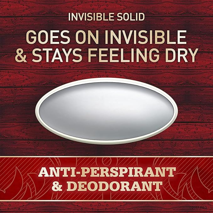 Old Spice Red Zone Anti-Perspirant Deodorant Invisible Solid Swagger, 2.6 Ounce (Pack of 3)