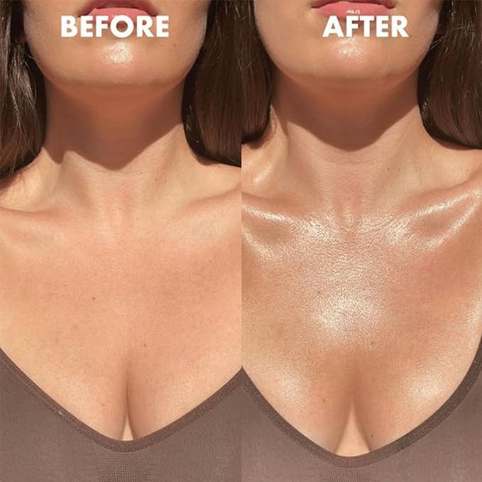 PHOERA Body Luminizer Highlighter, Waterproof Moisturizing and Glow For Face & Body, Face Body Glow Illuminator (101+103/Rose Gold+Glistening Bronze)