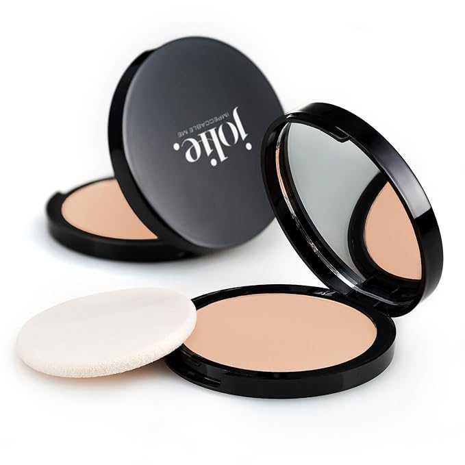 Jolie Dual-Activ Matte Finish Pressed Powder Foundation (Medium (Medium Beige)