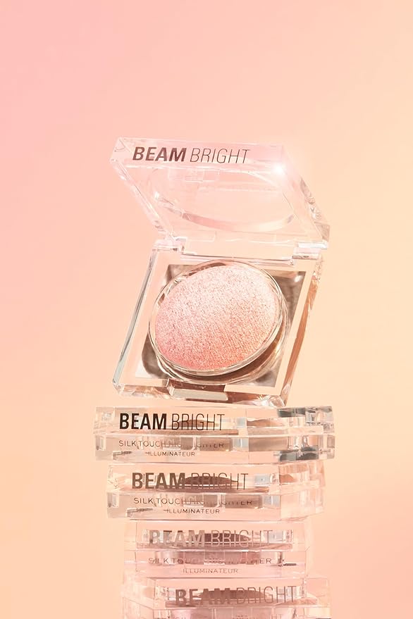 Makeup Revolution Beam Bright Highlighter, All Over Face Glow, Powder To Liquid Formula, 5 Different Shades, Bronze Baddie