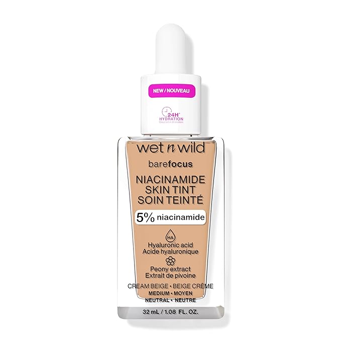 wet n wild Bare Focus Skin Tint, 5% Cream Beige