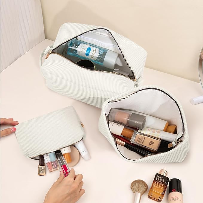 3 pieces makeup bag cosmetic