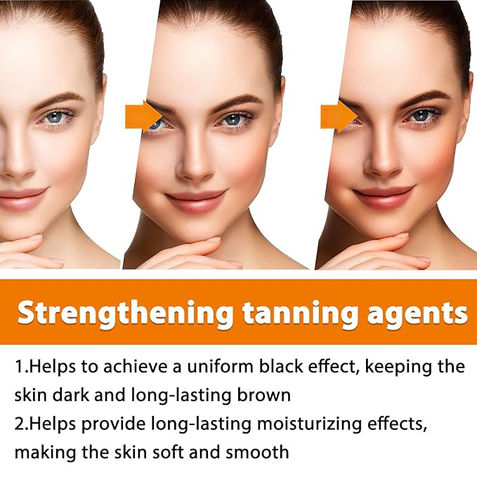 Tanning Gel, Tanning Cream, Haute Beauty Tanning Gel, Luxury Intensive Tanning Gel, Natural Tanning Accelerator Cream Gel, For Sunbeds & Outdoor Sun(2PCS)