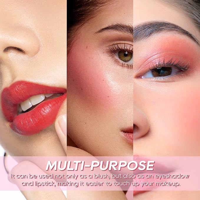 KYDA 2 Colors Liquid Blush and Highlighter, Natural & Champagne