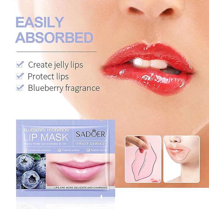 30 PCS Moisturizing Lip Mask .Crystal