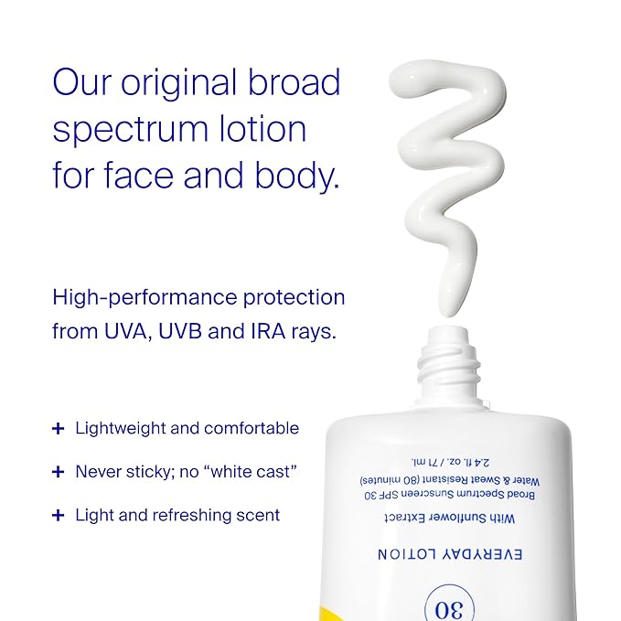 Supergoop! PLAY Everyday SPF 30 Lotion, 2.4 oz - Broad Spectrum Sunscreen for Sensitive Skin - Water & Sweat Resistant Body & Face Sunscreen - Clean Ingredients - Great for Active Days