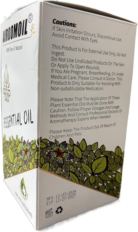 Pure Jasmine Essential Oil, 100% Pure Natural Jasmine Essential Oil, Premium Grade Essential Oils for Diffusers for Home, Skin, Care, Massage, Soap Making, Aromatherapy, 4 Fl Oz | 120ml