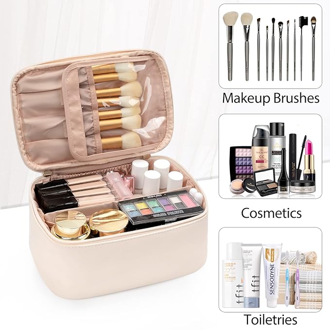 Ocheal makeup bag, portable cosmetic