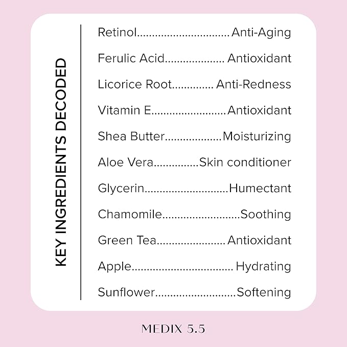 MEDIX Fragrance Free Retinol Body Lotion Crepey Skin Care Treatment | Anti Aging Body Lotion & Face Moisturizer | Firming Retinol Cream For Face Targets Loose Crepe Skin, Wrinkles, & Fine Lines, 2PC