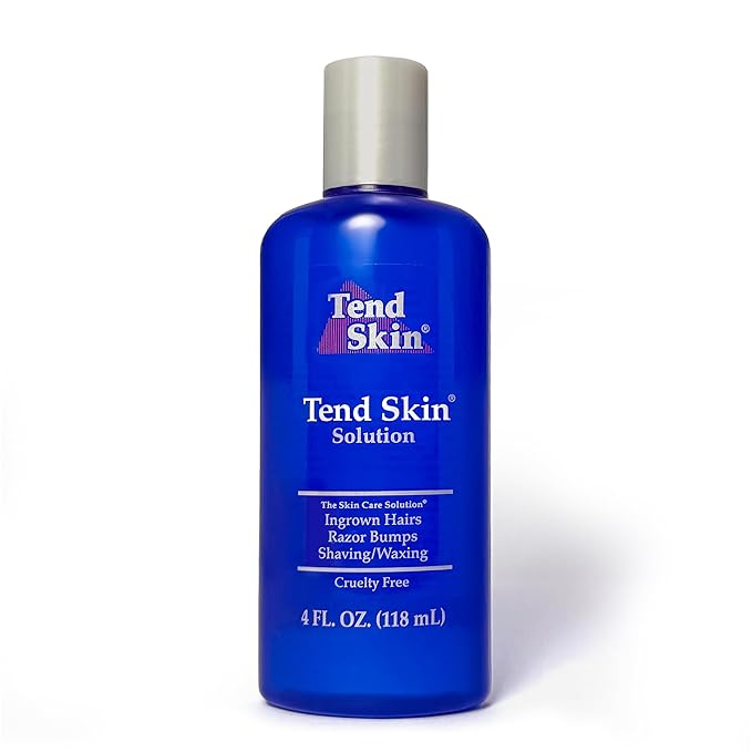 Tend Skin Razor Bump, Ingrown Hair Solution for Unsightly Razor Bumps, Ingrown Hair and Razor Burns, Post Shaving and Waxing Toner for Men and Women, Made in USA, 4 Oz