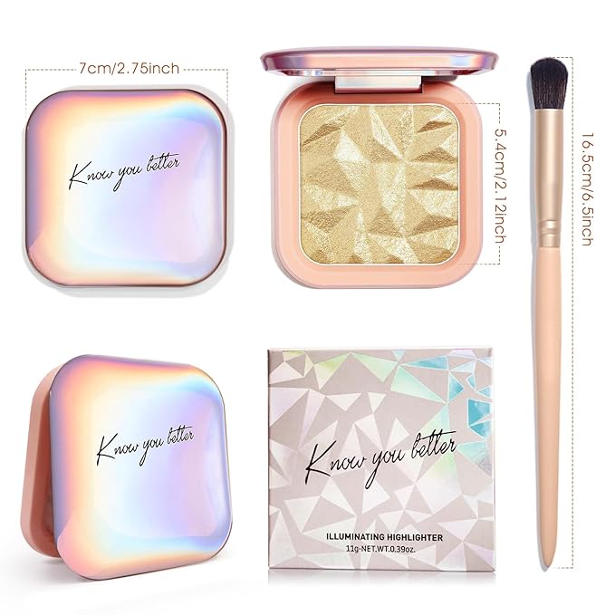 Highlighter Makeup Palette Shimmer Contour Palette Powder