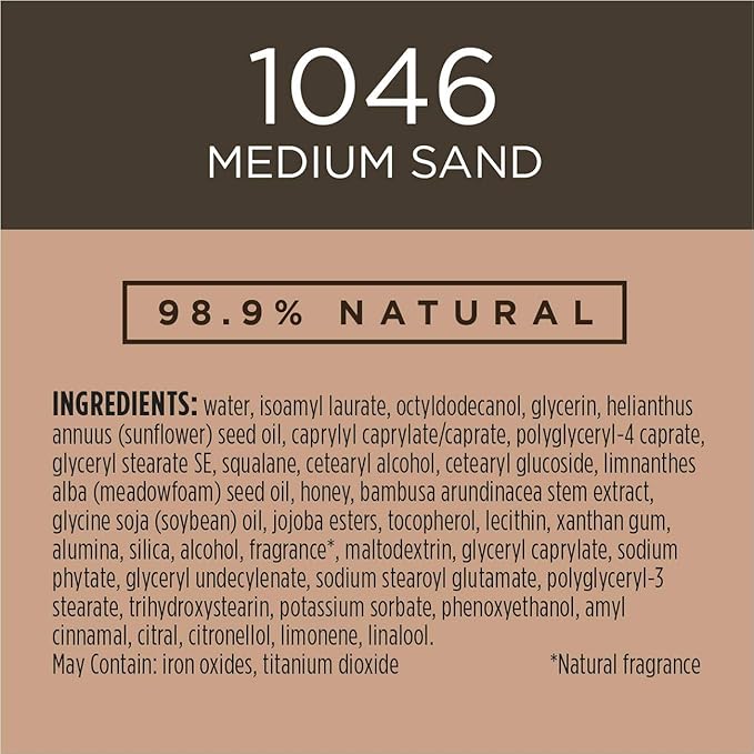 BURTS BEES Medium Sand Goodness Glows Liquid Makeup,