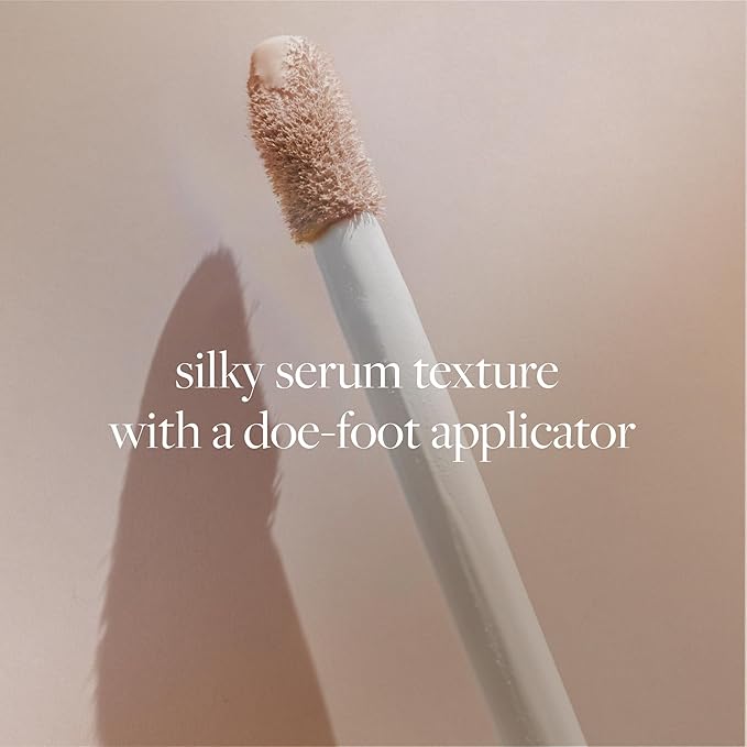 FLOWER BEAUTY By Drew Barrymore Get Real Serum Concealer - Brightens Skin + Blurs Blemishes - Hydrating Serum- Light