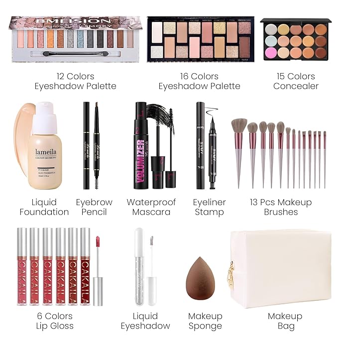 Makeup Present Set for Teen Girl Women, Travel