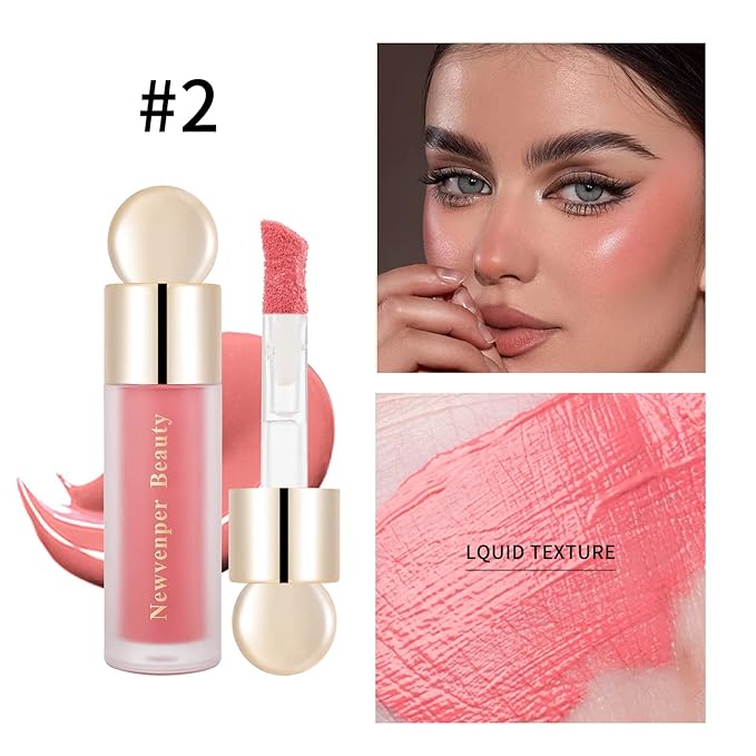 Liquid Contour,Liquid Highlighter, Liquid Blush with Face Brush