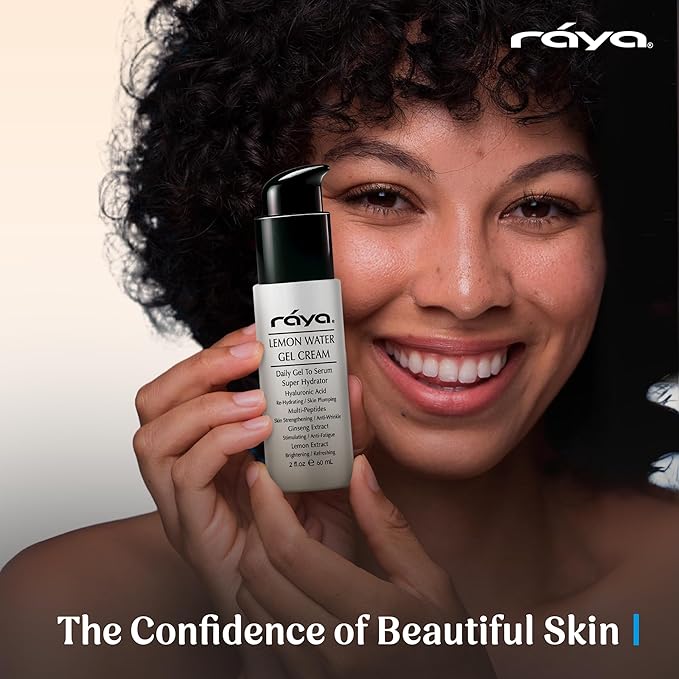 Raya Lemon Water Gel Cream (308) | Moisturizing, Skin-Repairing, and Anti-Aging Facial Day and Night Cream for Non-Problem Skin | Fills in Wrinkles and Improves Complexion