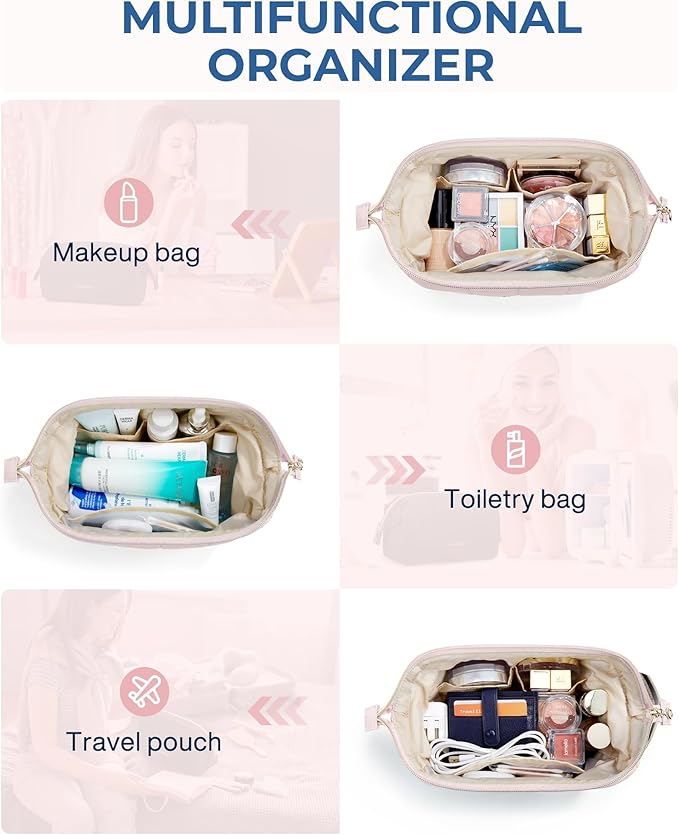 Bagsmart makeup bag travel toiletry