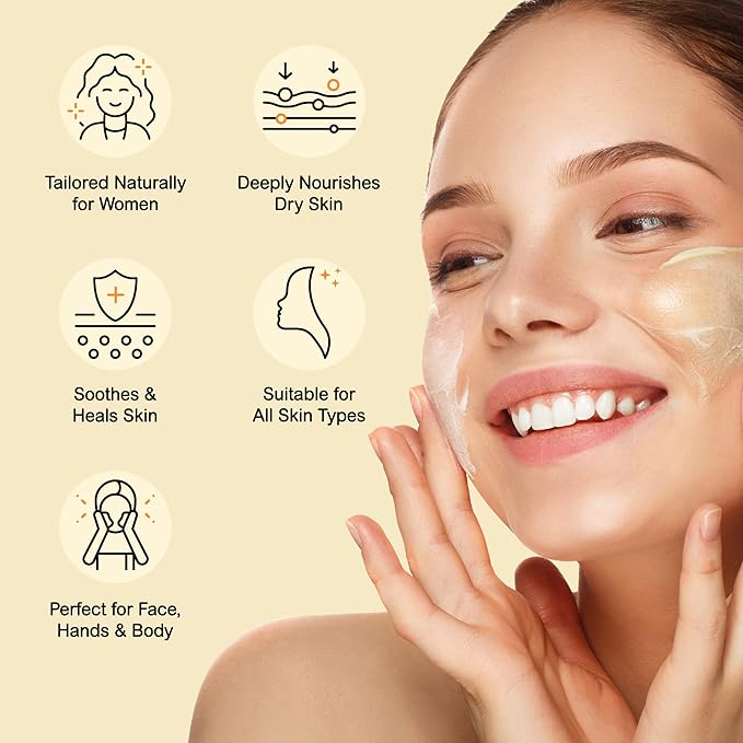 Vigority Beef Tallow and Honey Balm: Organic Grass Fed Whipped Beef Tallow for Skin - Beef Tallow Face Moisturizer Infused with Manuka Honey, Beeswax and Olive Oil - 2 oz, Unscented