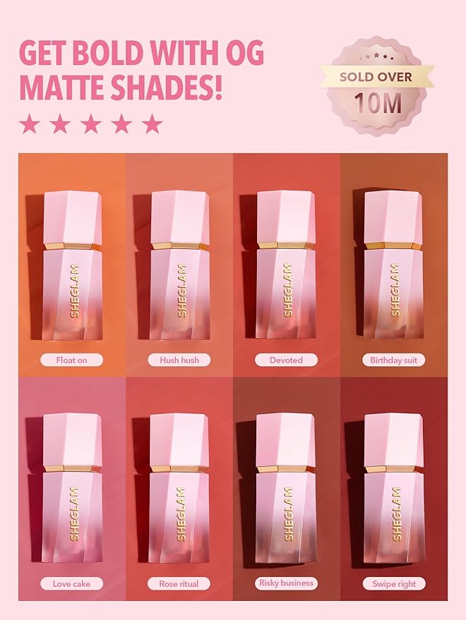 SHEGLAM Color Bloom Liquid Blush Makeup for Cheeks Petal Talk