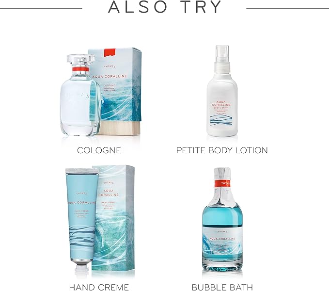 Thymes Home Fragrance Mist - Aqua Coralline Scented Room Spray for Home - Air Freshener (3 oz)