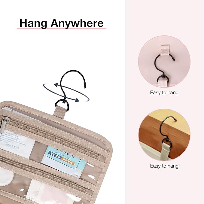 Bagsmart toiletry bag hanging travel
