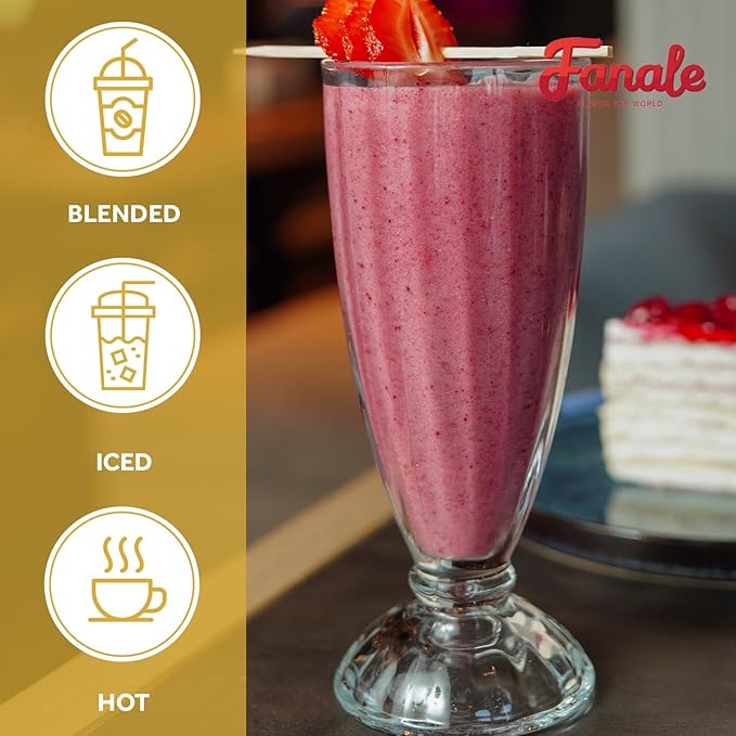 Fanale Premium Strawberry Bubble Tea Flavoring Powder | Perfect for Baking, Smoothies, Desserts and Drinks | Instant Flavoring Powder for Boba Milk Tea - 2.2 Pounds (Pack of 20)