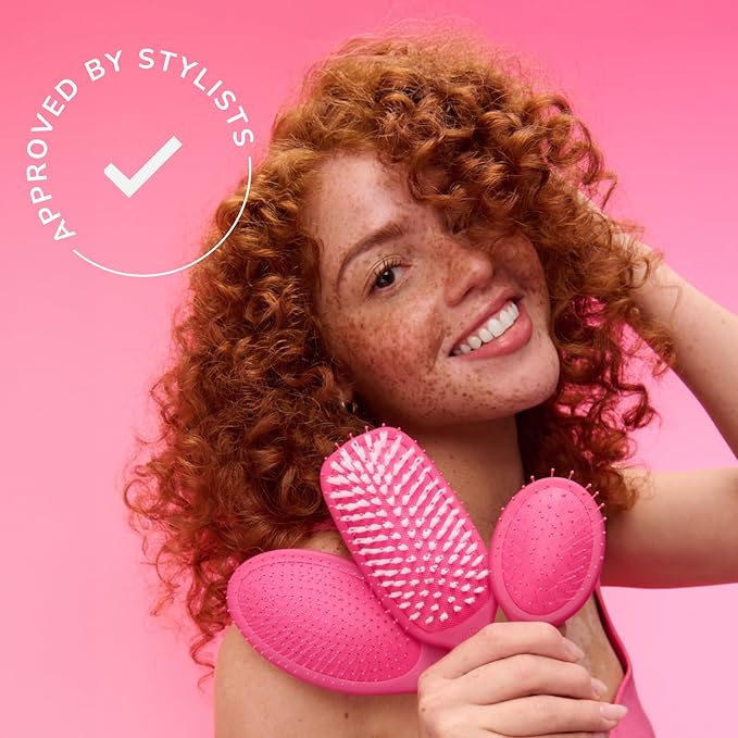 Wet Brush Speed Dry Hair Brush - Pink - Vented Design and Ultra Soft HeatFlex Bristles Are Blow Dry Safe With Ergonomic Handle Manages Tangle and Uncontrollable Hair - Pain-Free