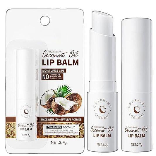 Coconut Lip Balm, Hydrating Lip Balm, Gilrs