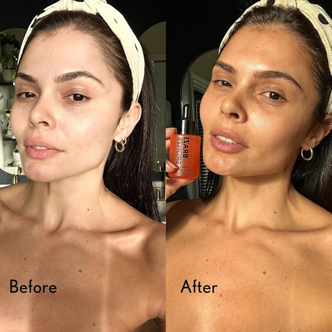 Face Self Tanner Drops, All-Natural