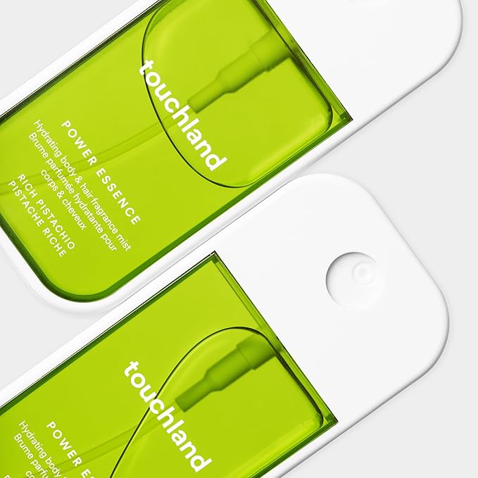 Touchland Power Essence Hydrating Body & Hair Fragrance, Rich Pistachio, 2 FL. OZ. Travel Size Body Mist