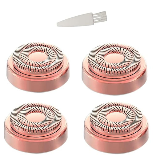 for Finishing Touch Replacement Heads Flawless Facial Hair Remover Gen 2,Double Halo Painless and Smooth (4PCS, GEN 2)