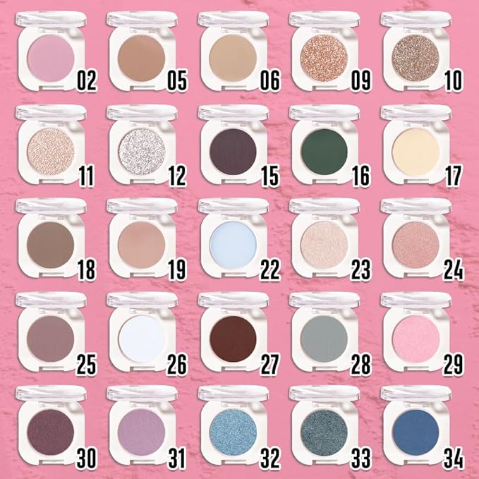 Light Pink Peach Single Matte Eyeshadow Makeup, Neutral Powde Eye Shadow for Women, Pink Eyeshadow Palette Pigmented Waterproof, sombras para ojos, Lightweight Blendable, Girls Eyeshadows Gift