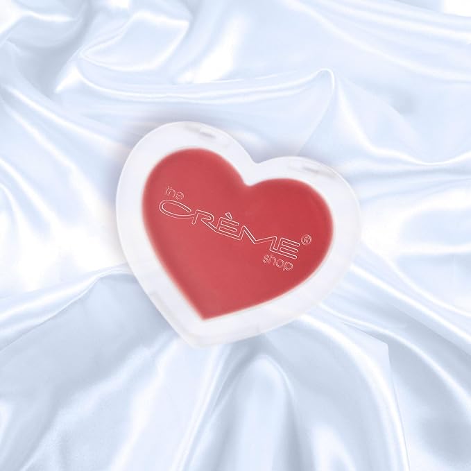 The Creme Shop Crème Blush Balm: Dewy Color Perfection with Aloe Vera. Buildable, Long-lasting, Easily Blendable for Naturally Rosy Cheeks. Embrace the Glow – LoveStruck