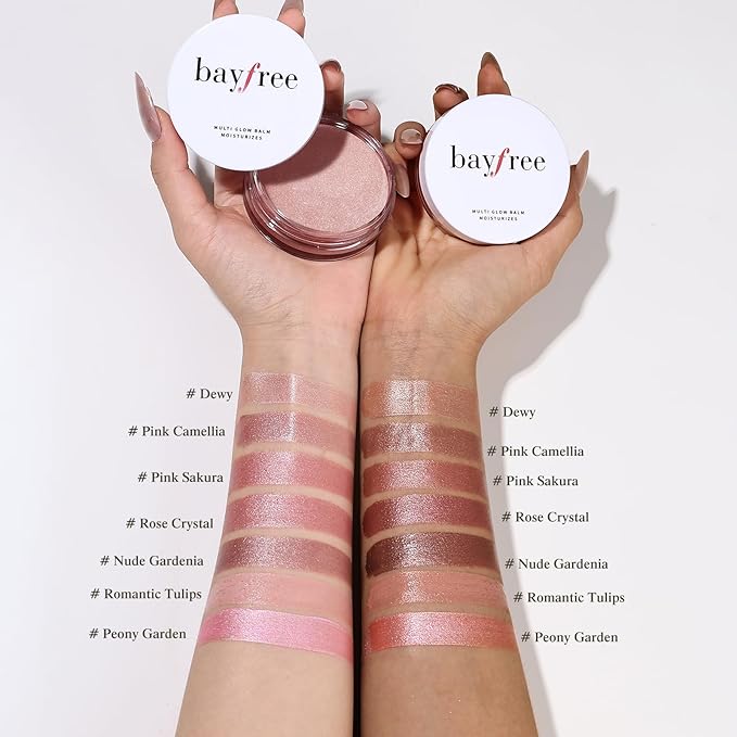 Multi Glow Balm Set, Cream Blush with Double-ended Brush, Radiant Finish, Hydrating, Creamy, Radiant Finish, Lightweight & Blendable Color, Face Balm