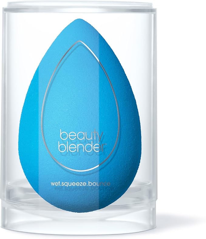 Beautyblender® | Topaz Sky Beauty Blender Makeup Sponge, Super-Soft Foam Easily Blends Foundations, Powders & Creams, Made in USA, Reusable, Washable, Streak Free Application, Vegan, Cruelty Free