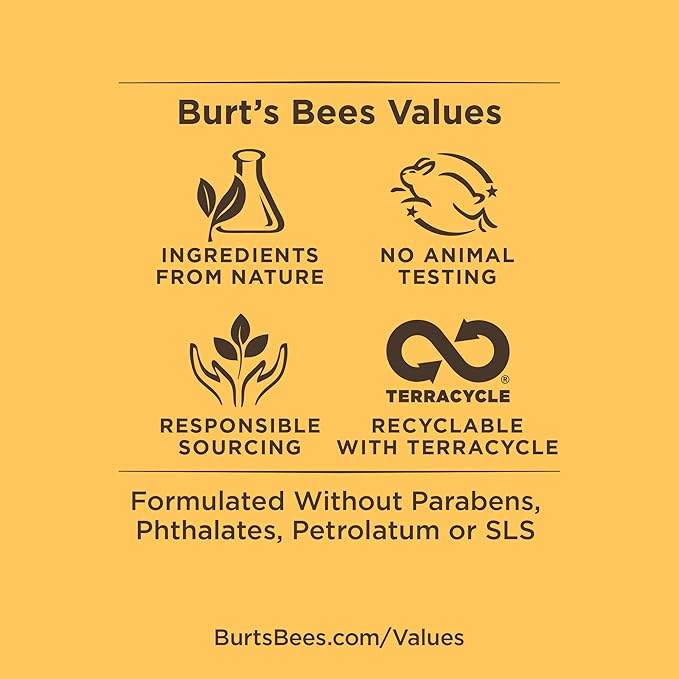 Burt's Bees 100% Natural Moisturizing Lip Shimmer, Grapefruit - 1 Tube