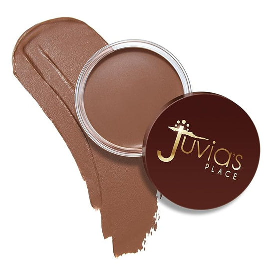 Juvia's Place Bronzed Cream Bronzer - Sunkissed - Smooth Cream Bronzer Pot for Sun-Kissed Glow & Warmth, Buildable & Blendable Makeup Contour with Long-Lasting Matte Shimmer Finish, Highly Pigmented