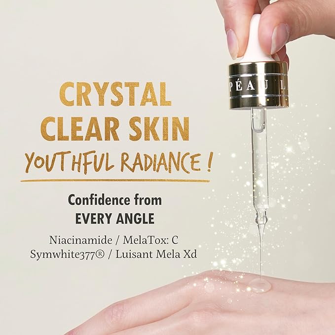 Brightening Shot Serum | Skin Brightening Serum for Face | Organic Face Moisturizer Hyperpigmentation Serum | Hydrating Face Serum for Glowing Skin | Face Brightening Serum (1.01 Fl. Oz)